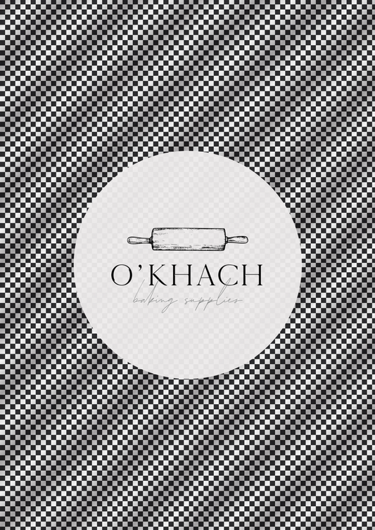 Checkerboard Pattern 4 - Edible Image - Premium Edible Image from O'Khach Baking Supplies - Just $16.99! Shop now at O'Khach Baking Supplies