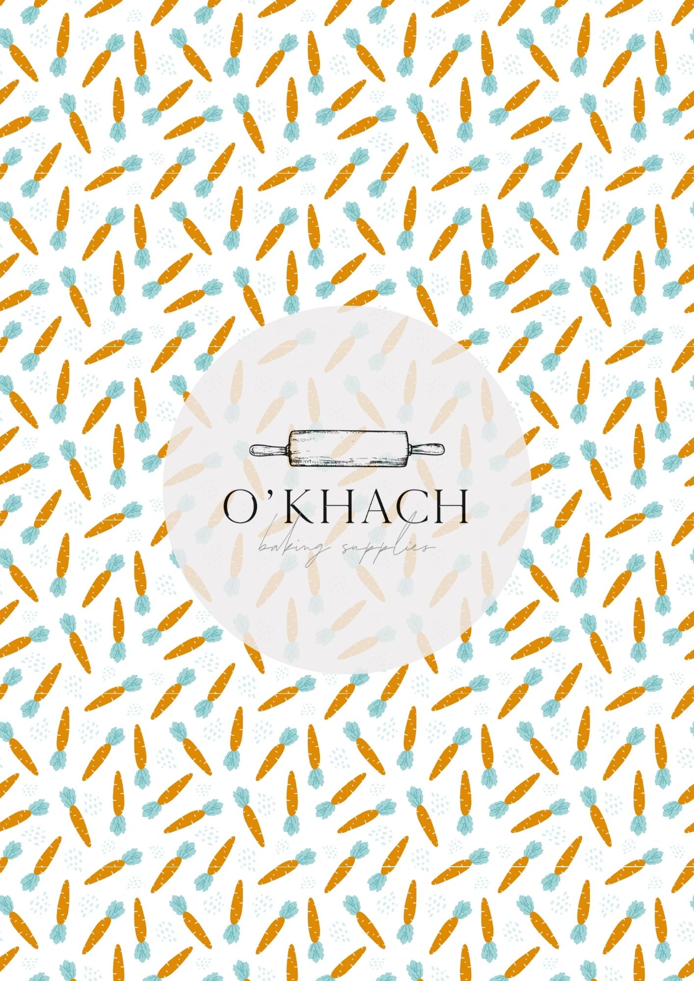 Easter Pattern No.7 - Digital Edible Image for Cakes & Cookies