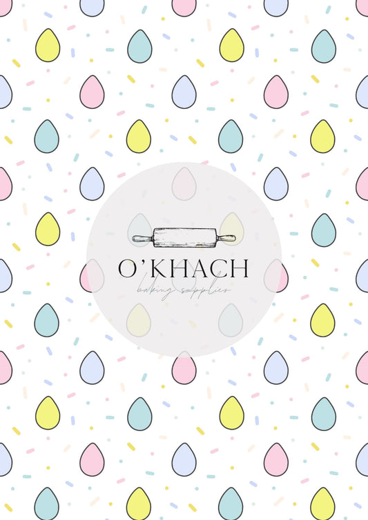 Easter Pattern No.77 - Digital Edible Image for Cakes & Cookies