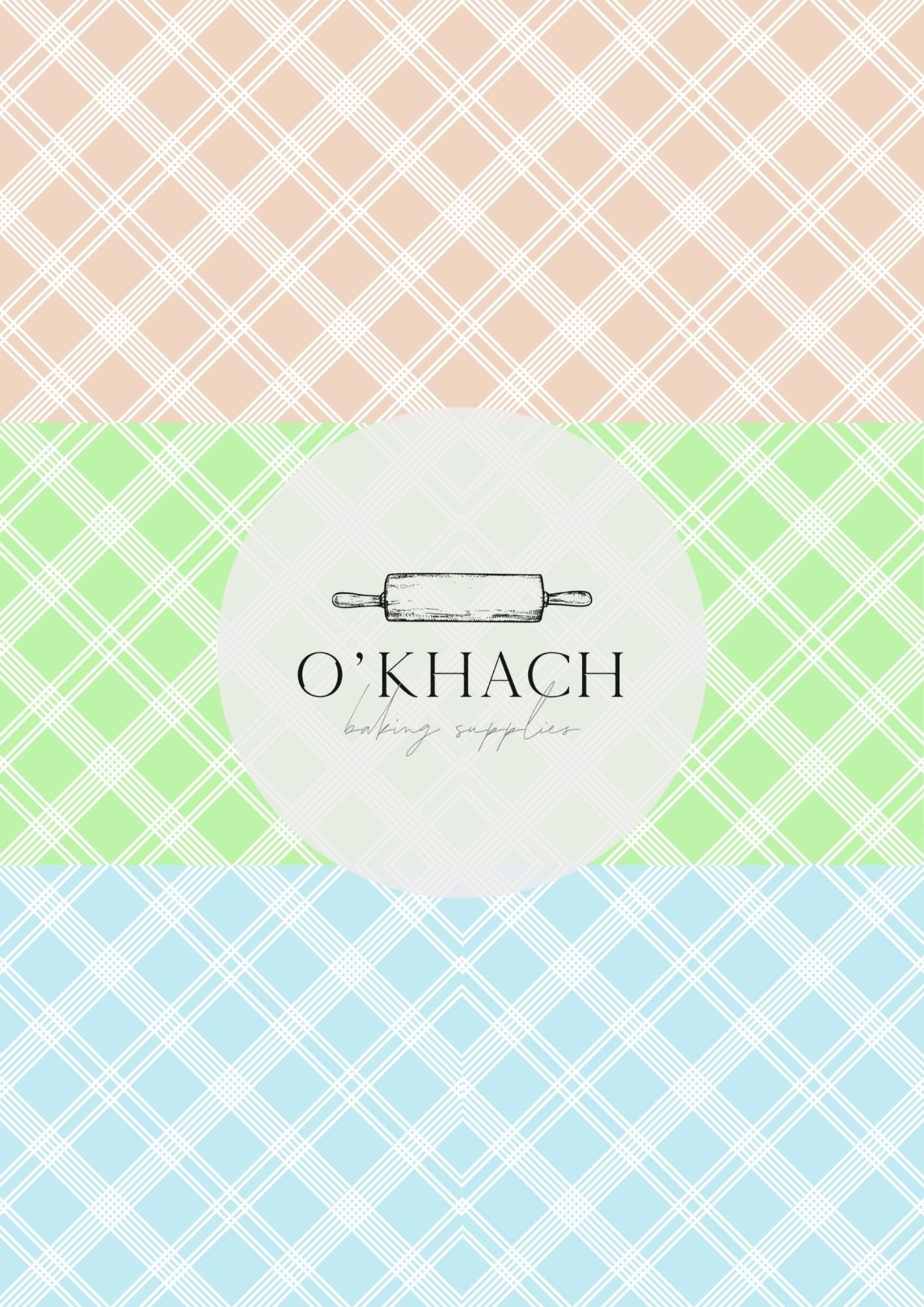 Easter Pattern No.91 - Digital Edible Image for Cakes & Cookies