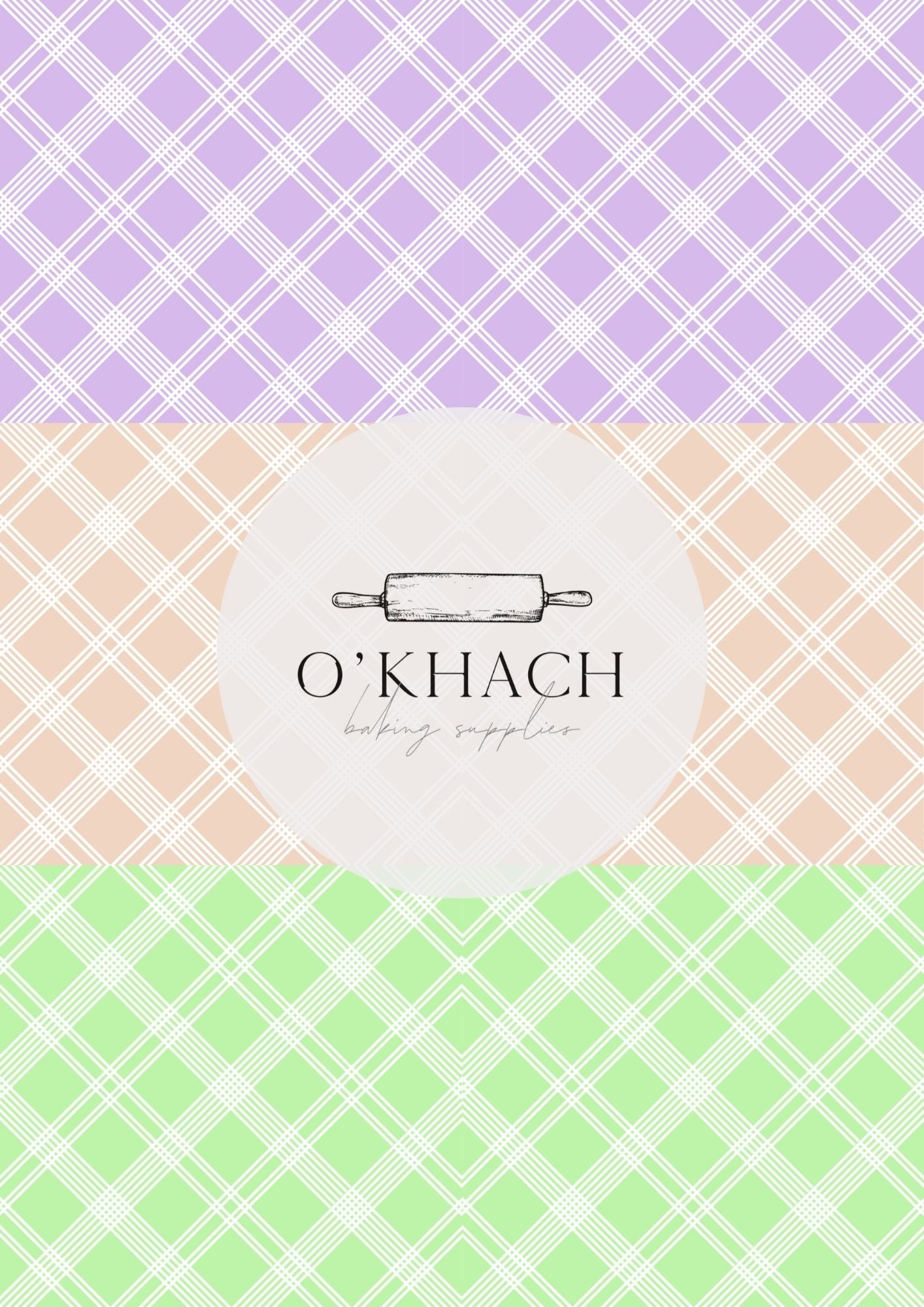 Easter Pattern No.94 - Digital Edible Image for Cakes & Cookies