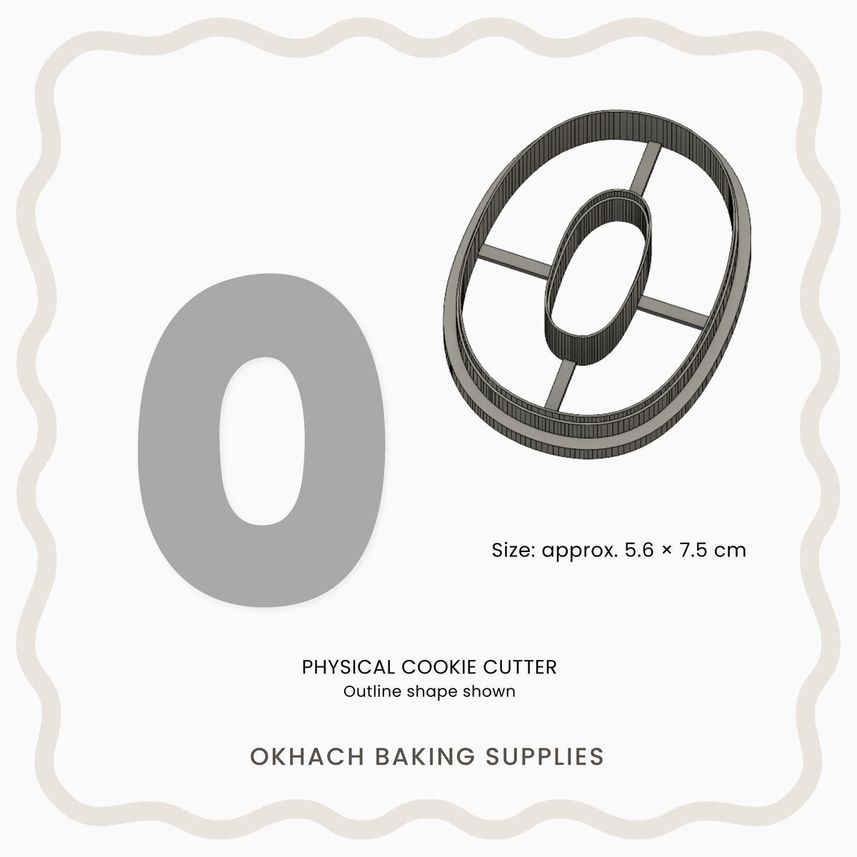 Numbers 0-9 (Caterpillar) - Cookie Cutter