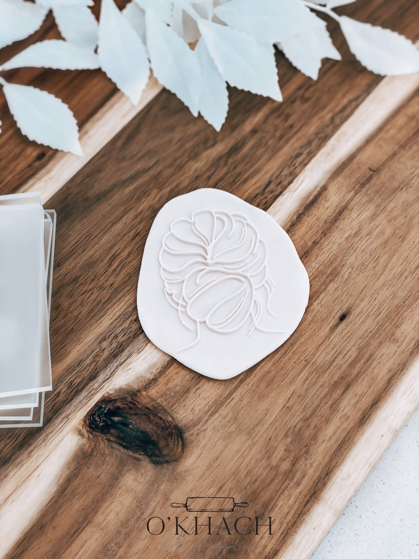 Bridal Bun 'UP' Stamp - Perfect for Fondant & Sugar Cookies