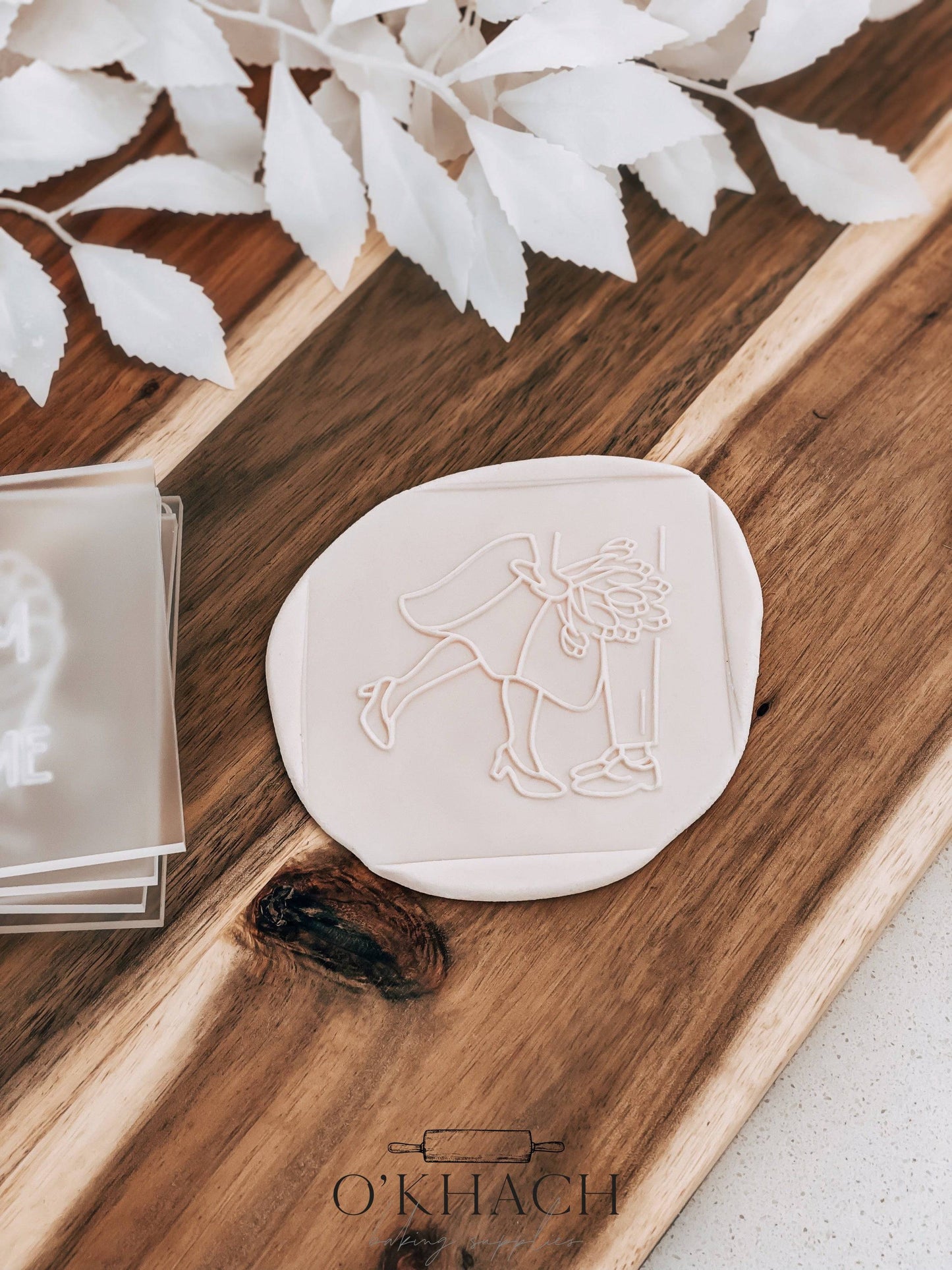 She Said Yes Outline 'UP' Stamp - Perfect for Fondant & Sugar Cookies