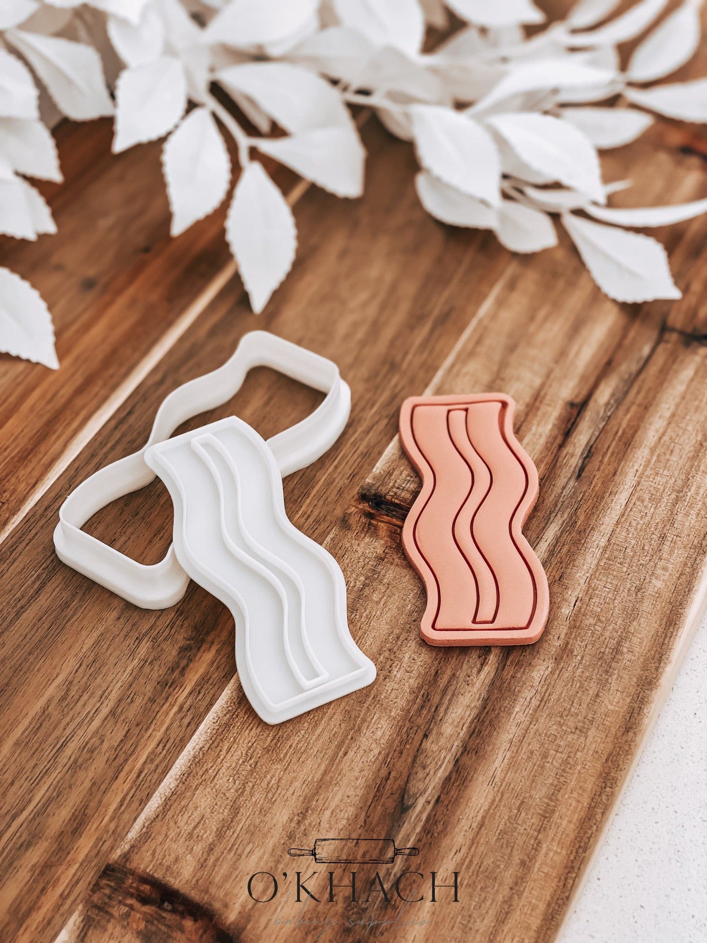 Bacon Stamp & Cutter - Perfect for Fondant & Sugar Cookies