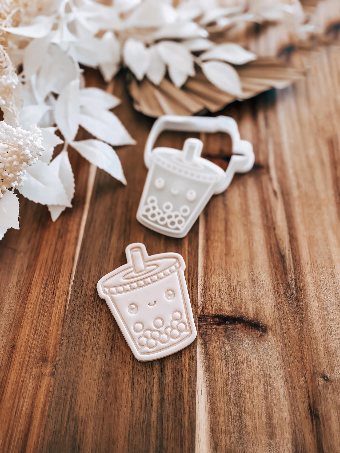 Bubble Tea Stamp & Cutter - Perfect for Fondant & Sugar Cookies