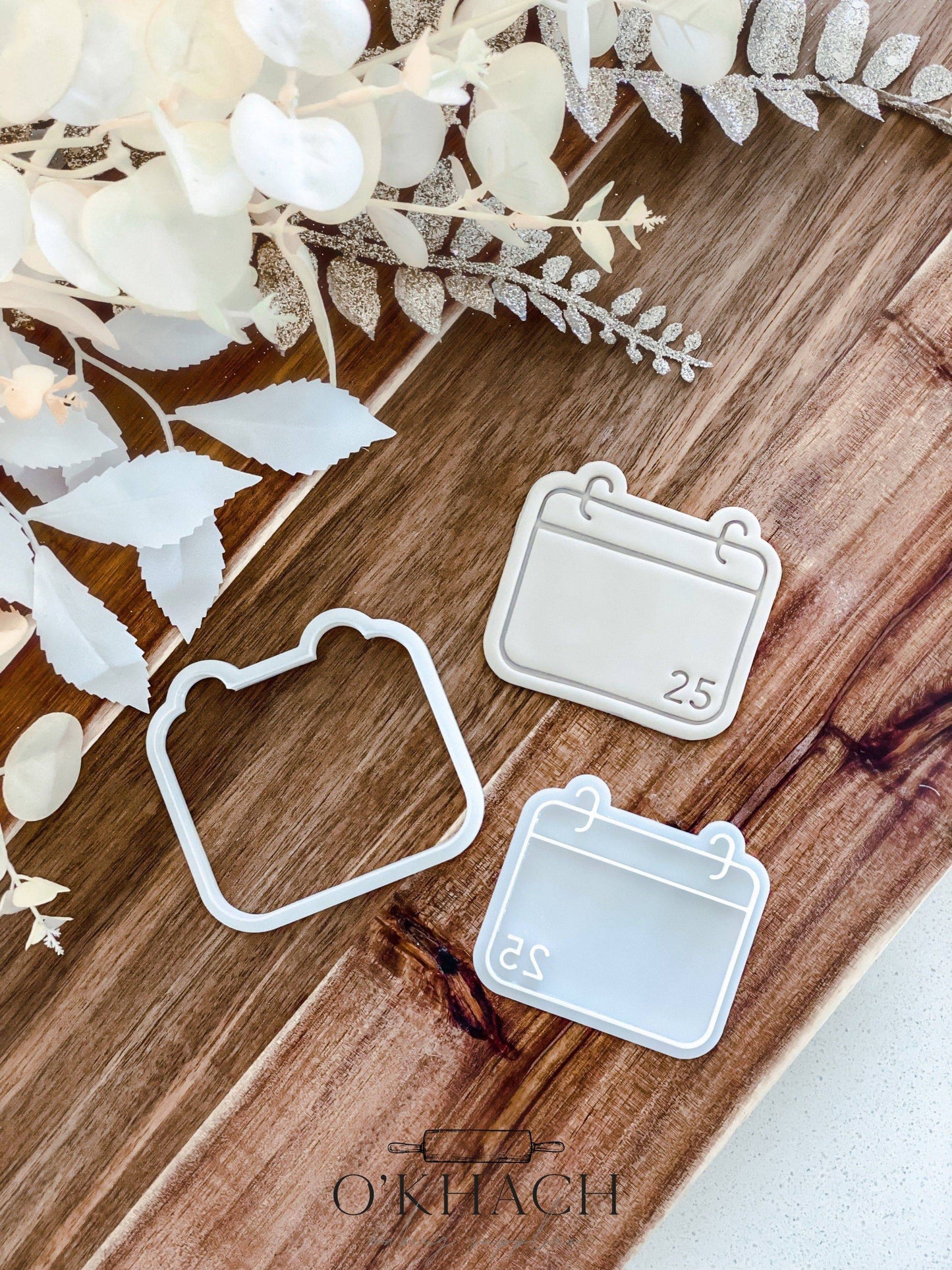 Christmas Calendar - Cookie Stamp and Cutter - Fondant & Sugar Cookies