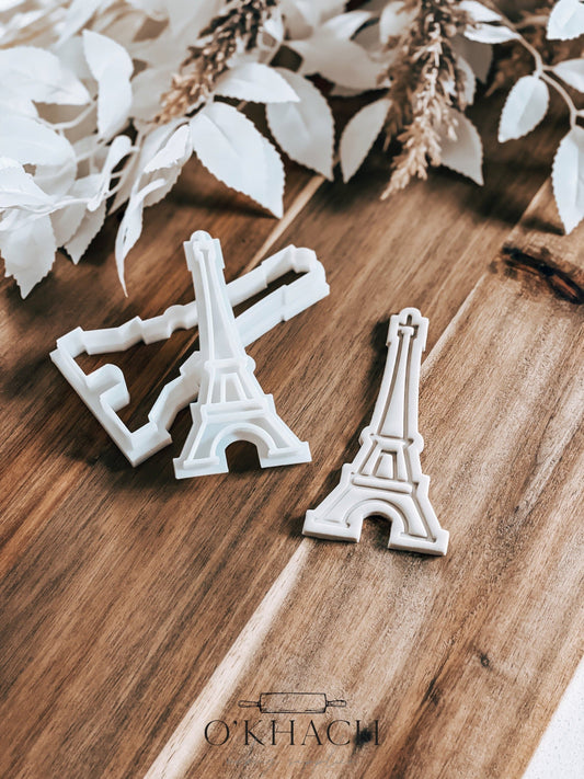 Eiffel Tower Cookie Stamp and Cutter - O'Khach Baking Supplies