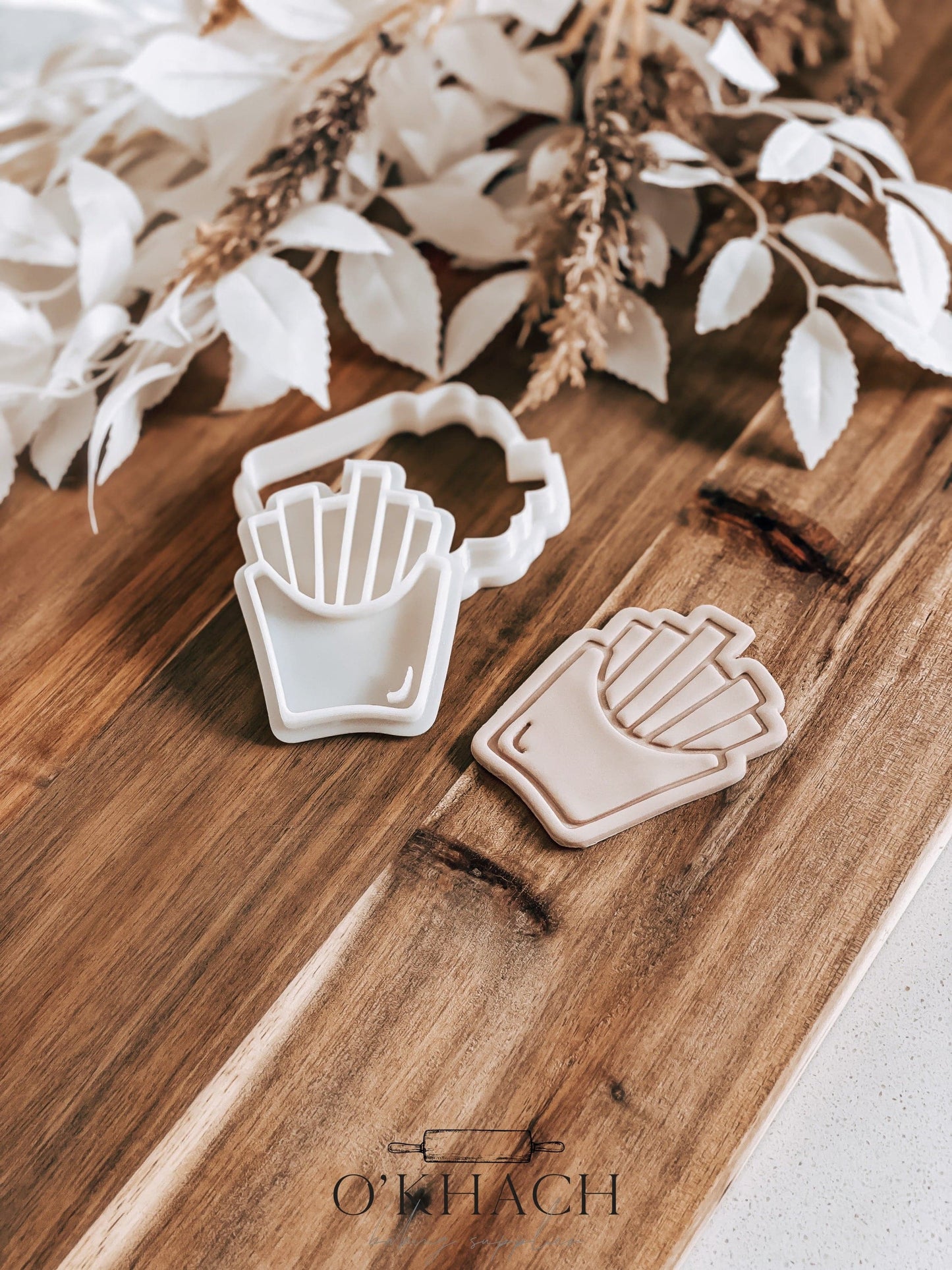 French Fries Stamp & Cutter - Perfect for Fondant & Sugar Cookies