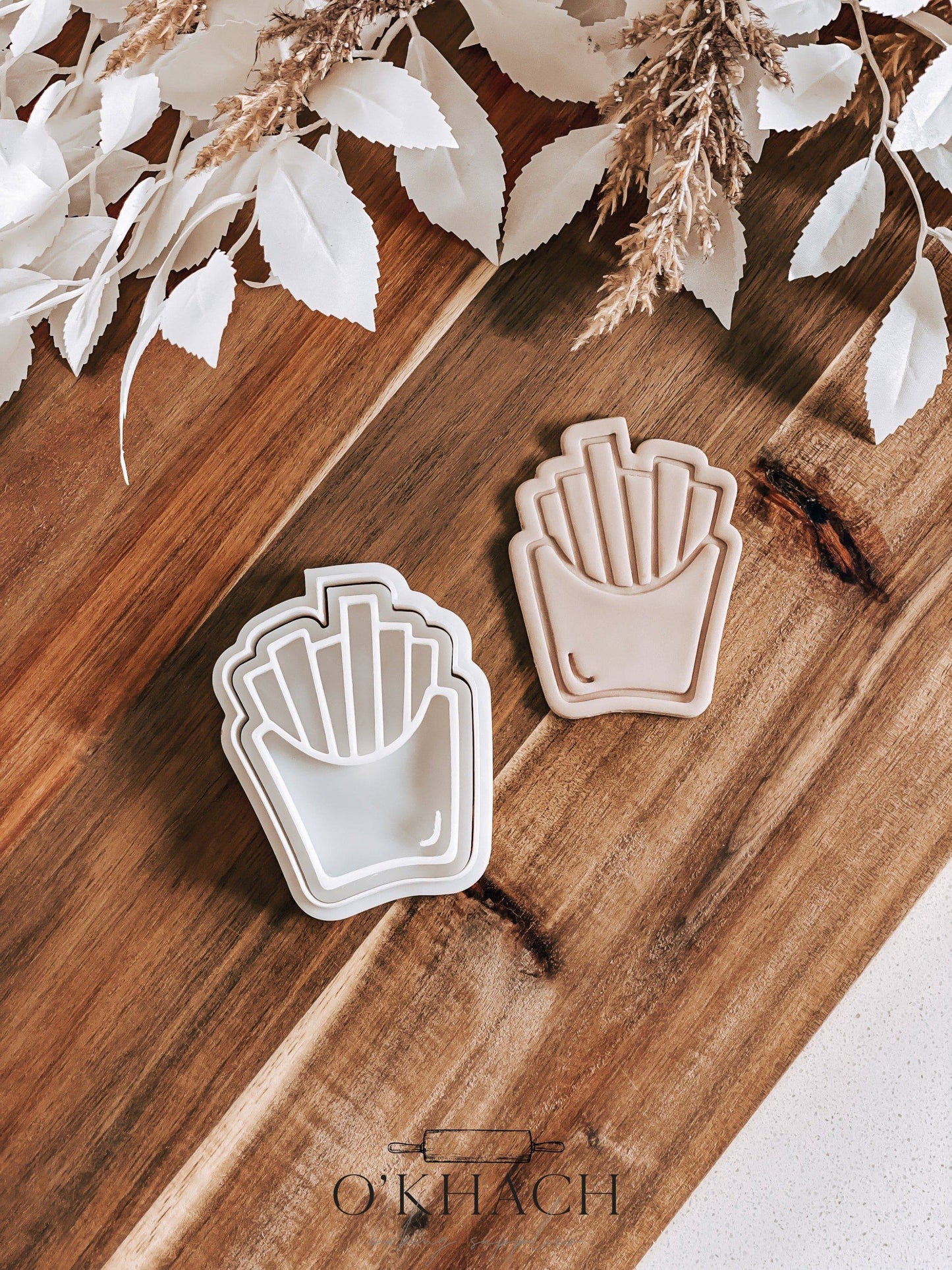 French Fries Stamp & Cutter - Perfect for Fondant & Sugar Cookies