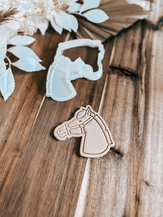 Horse (Cowboy) - Cookie Stamp and Cutter - O'Khach Baking Supplies