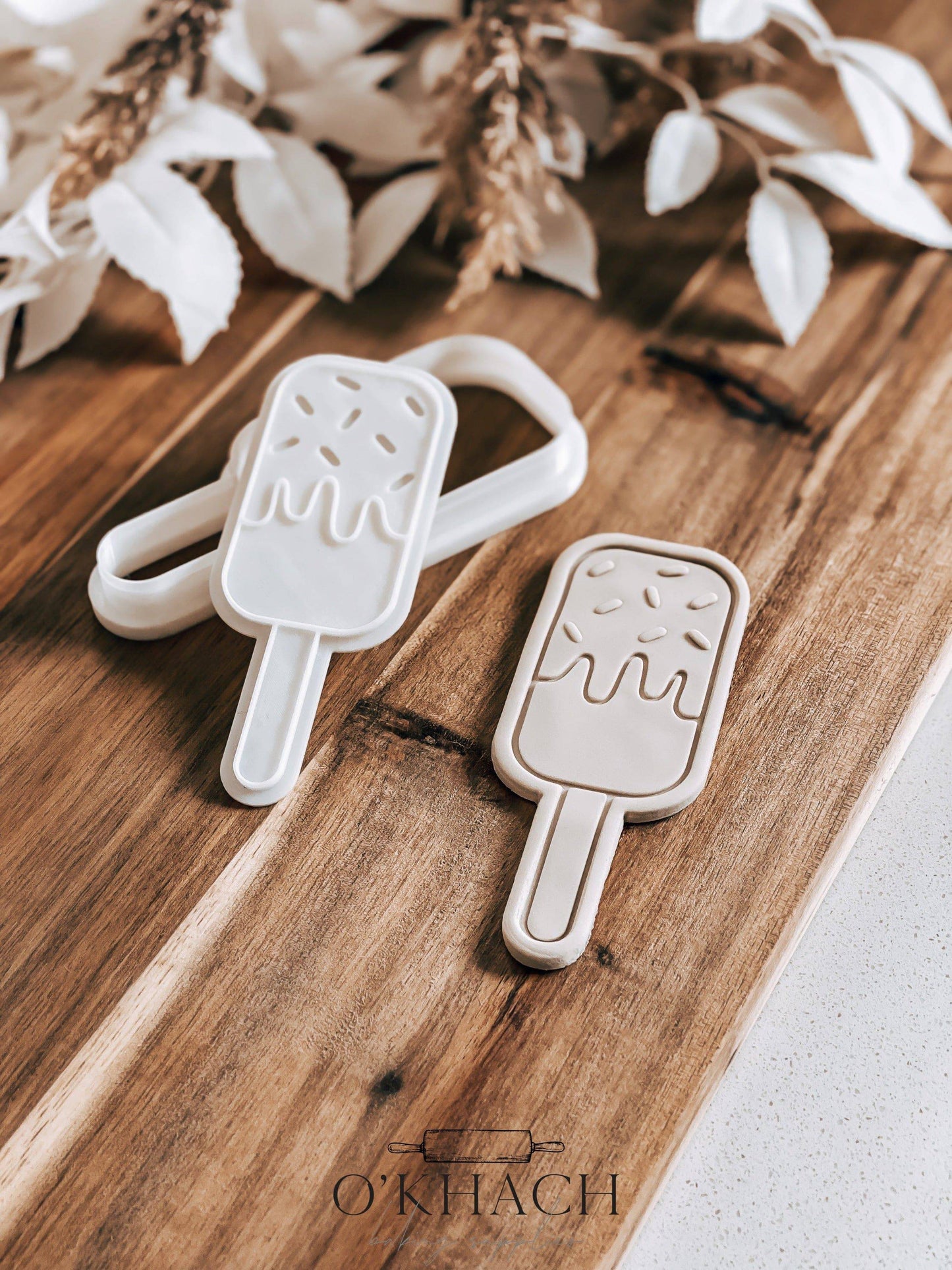 Paddle Pop Stamp & Cutter - Perfect for Fondant & Sugar Cookies