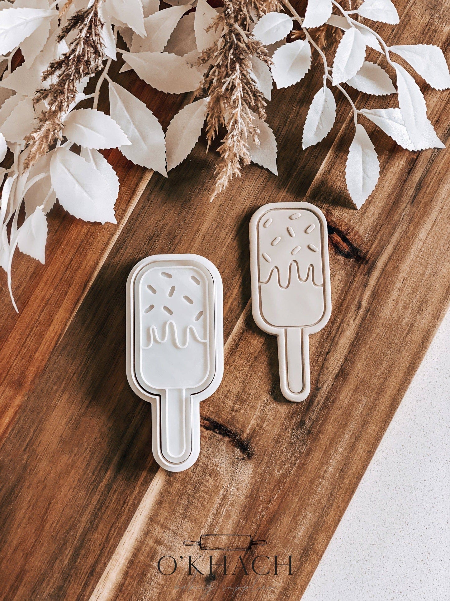 Paddle Pop Stamp & Cutter - Perfect for Fondant & Sugar Cookies