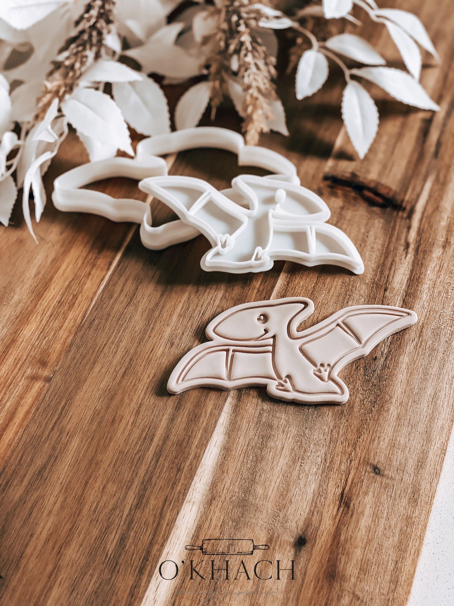 Pterodactyl Stamp & Cutter - Perfect for Fondant & Sugar Cookies