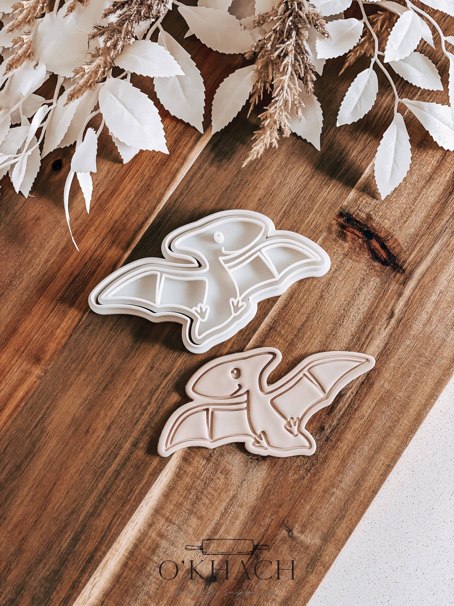 Pterodactyl Stamp & Cutter - Perfect for Fondant & Sugar Cookies