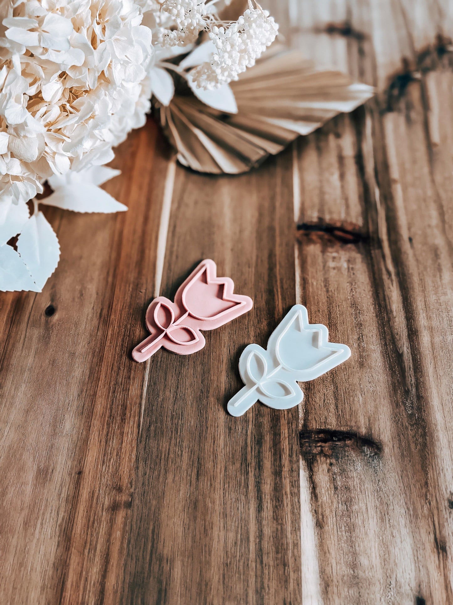 Rose Flower 'Up' Stamp and Cutter - O'Khach Baking Supplies