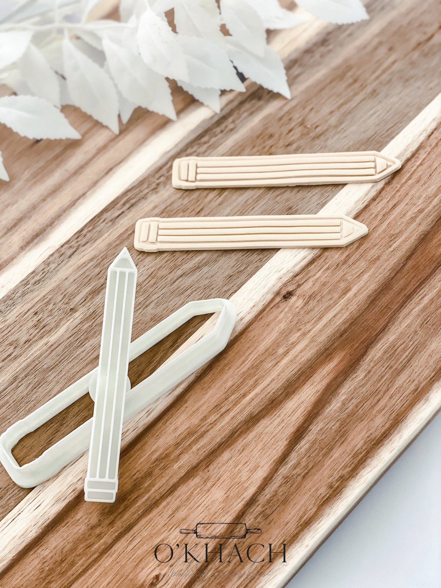 Thin Pencil Stamp & Cutter - Perfect for Fondant & Sugar Cookies
