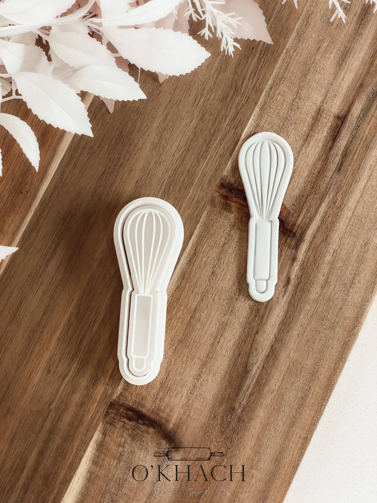 Whisk Stamp & Cutter - Perfect for Fondant & Sugar Cookies