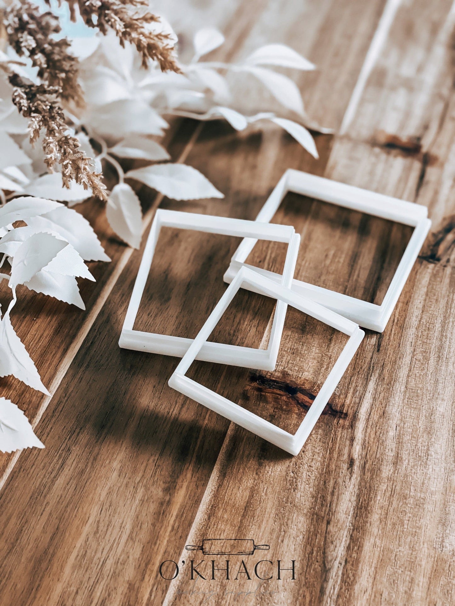 Square Cutter Nesting Set – Perfect for Fondant, Sugar Cookies & Baking