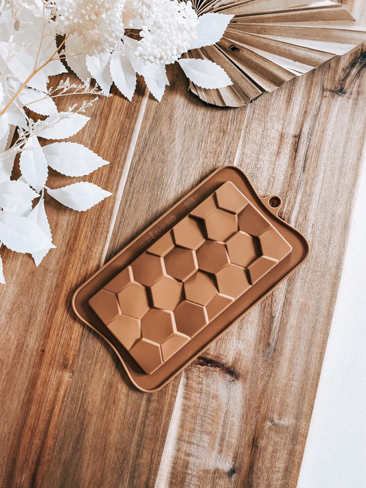 Hexagons - Chocolate Silicone Mould - O'Khach Baking Supplies