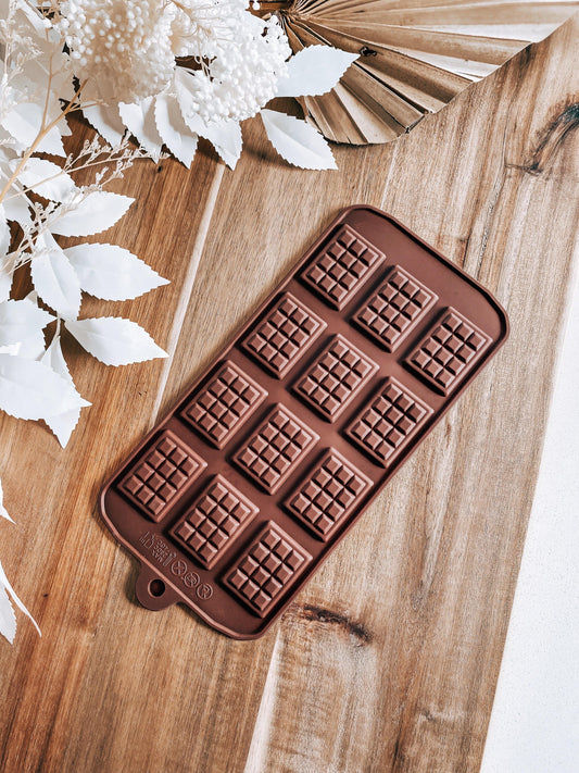 Mini Chocolate Blocks - Chocolate Silicone Mould - O'Khach Baking Supplies
