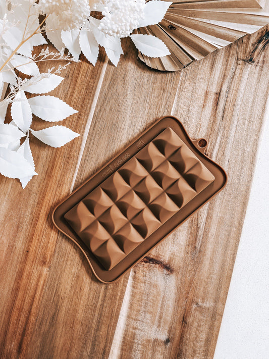 Swerve Blocks - Chocolate Silicone Mould - O'Khach Baking Supplies