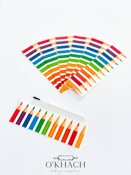 PENCIL'S Paint Your Own (PYO) Edible Paint Palettes - Paint Brush included - O'Khach Baking Supplies