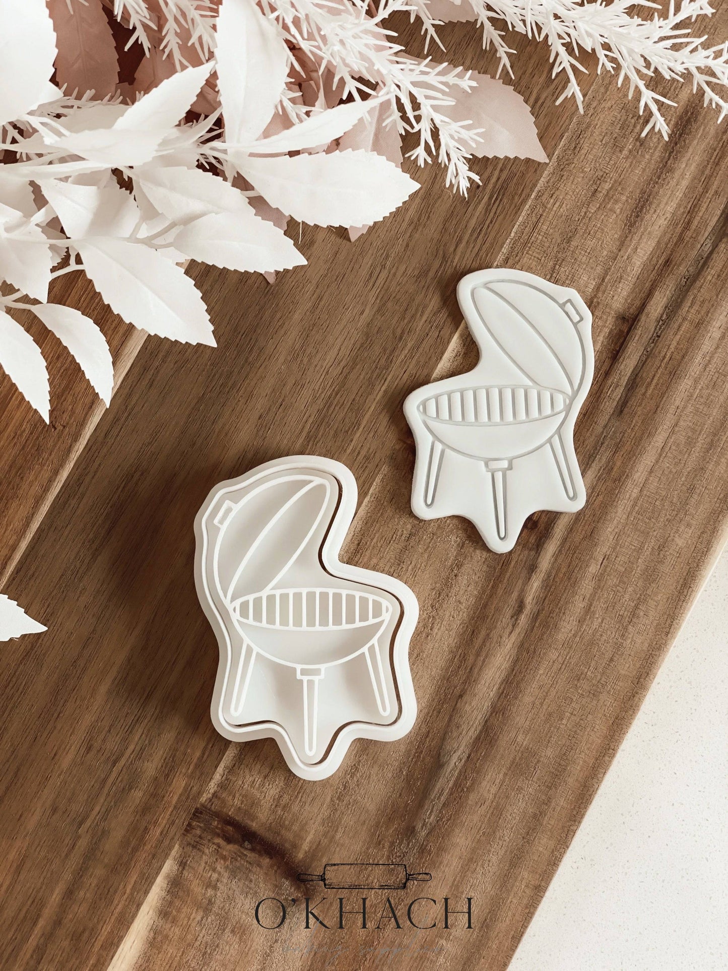 Grill BBQ Stamp & Cutter - Perfect for Fondant & Sugar Cookies