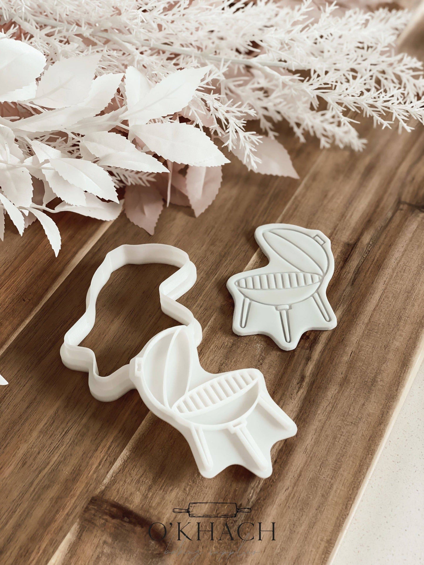 Grill BBQ Stamp & Cutter - Perfect for Fondant & Sugar Cookies