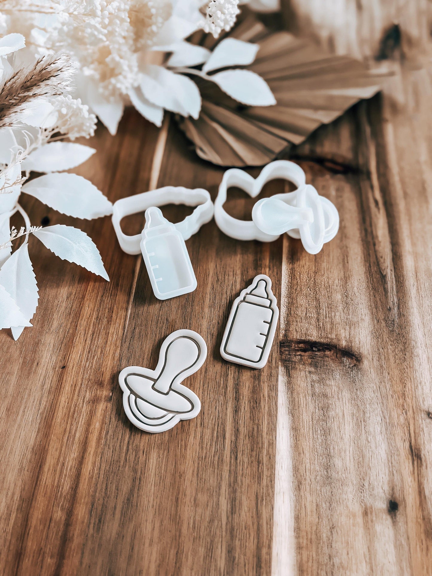 Mini Baby Bottle & Dummy (Set Of 2) Stamp and Cutter - Perfect for Fondant & Sugar Cookies