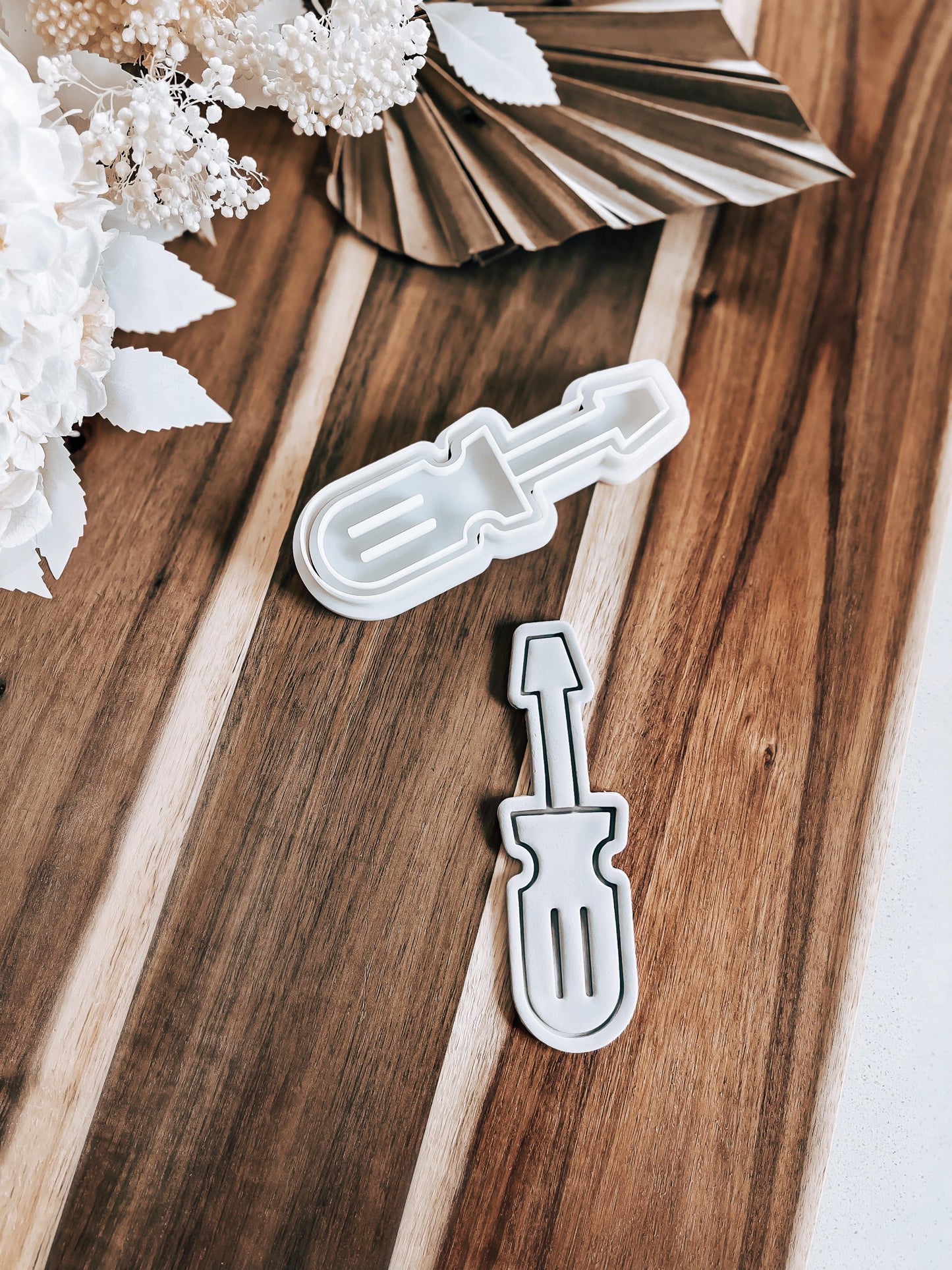 Screw Driver Stamp & Cutter - Perfect for Fondant & Sugar Cookies