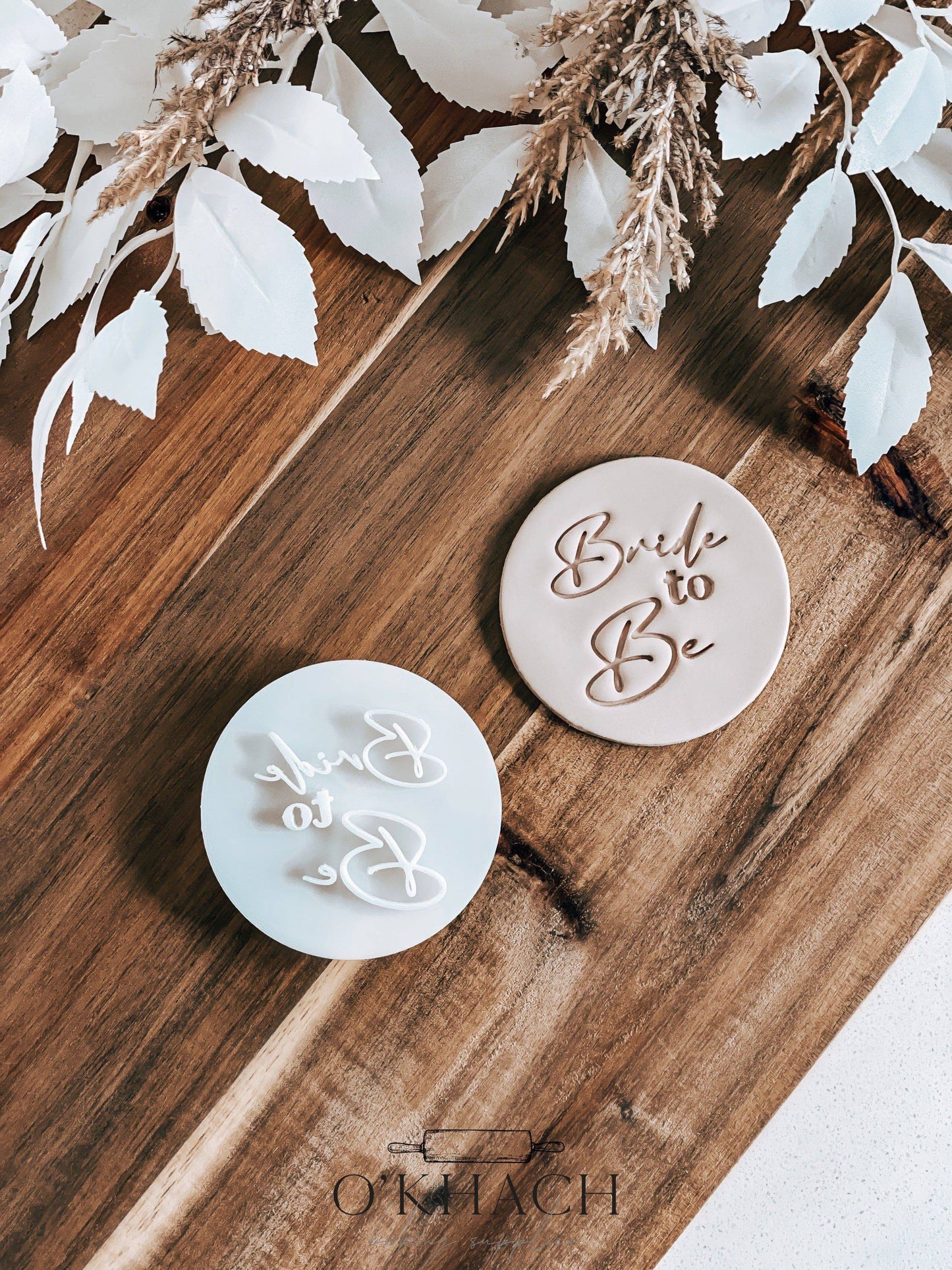 Bride to Be Cookie Stamp - O'Khach Baking Supplies