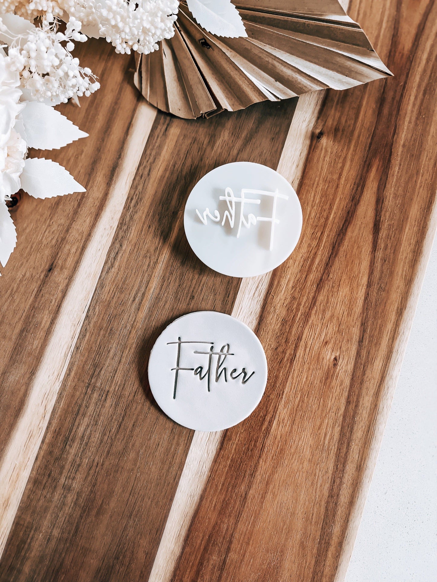 Father Stamp - Perfect for Fondant & Sugar Cookies