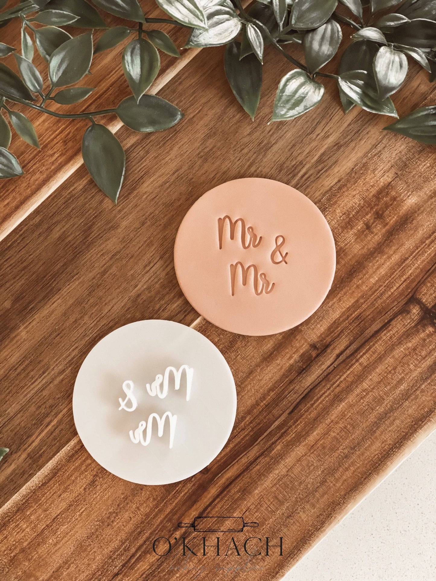 Mr & Mr Stamp - Perfect for Fondant & Sugar Cookies