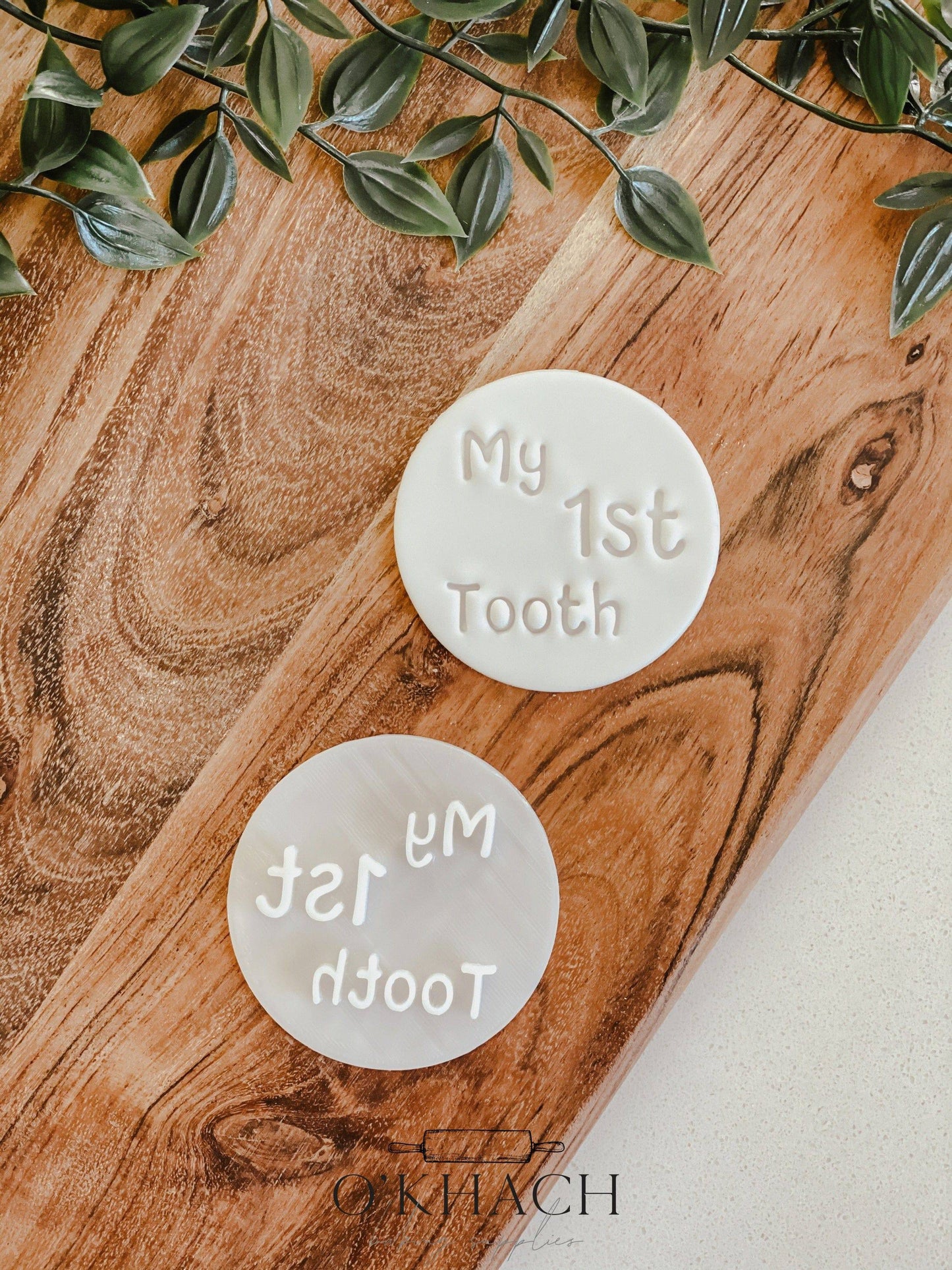 My 1st Tooth Stamp and Cutter - Perfect for Fondant & Sugar Cookies