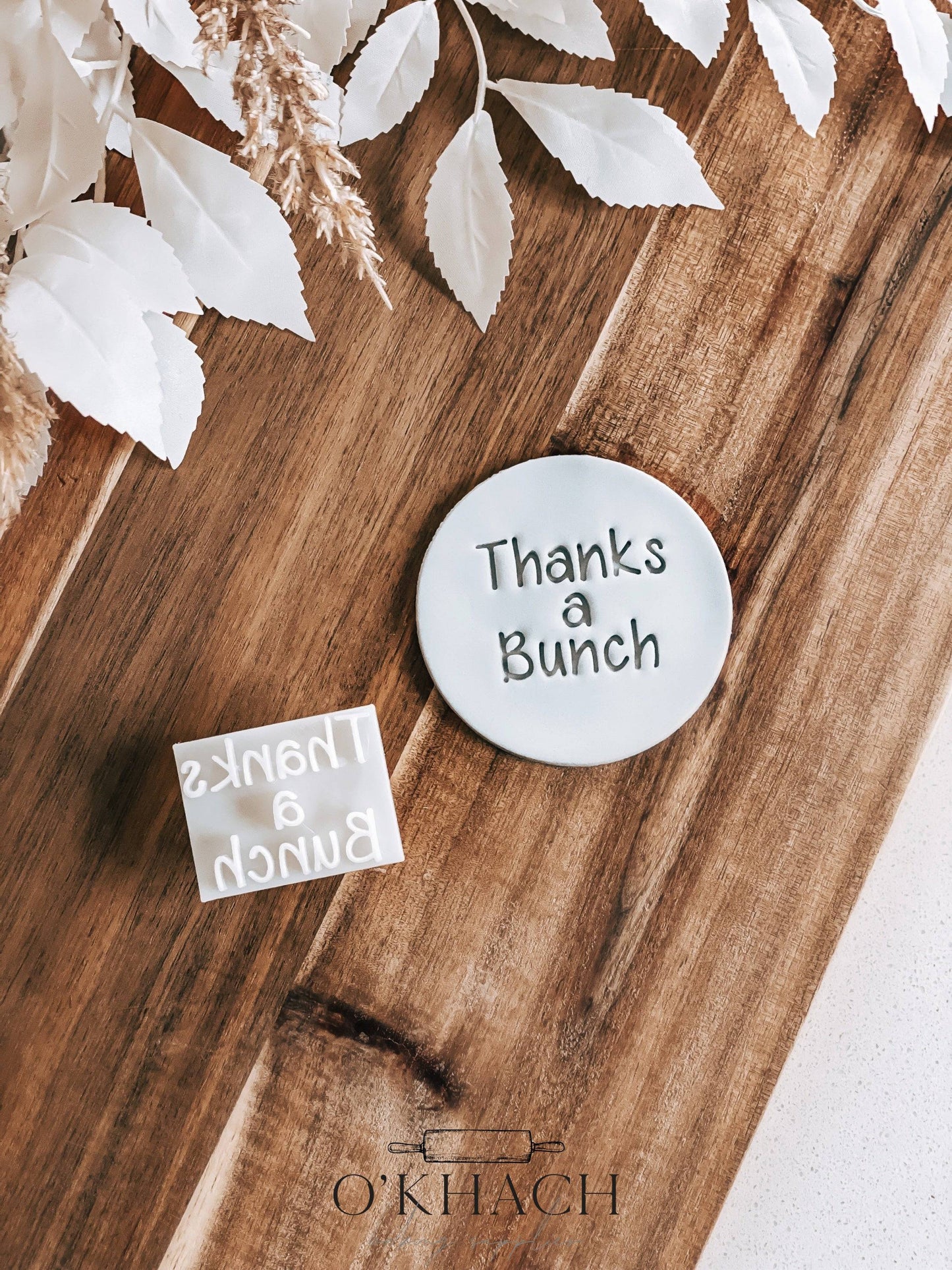 Thanks a Bunch - Cookie Stamp - Ideal for Fondant & Sugar Cookies