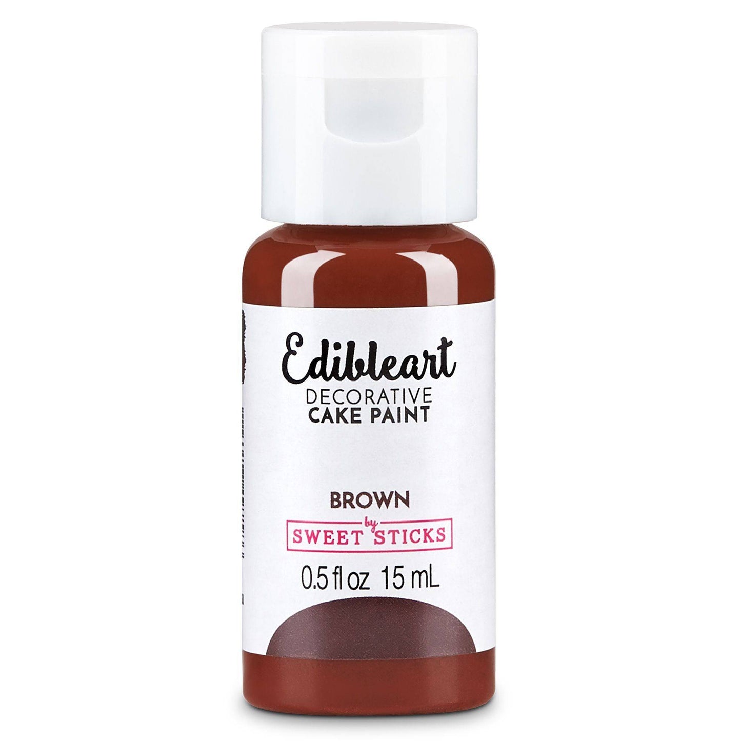 Brown Edible Paint – Sweet Sticks 15ml | Food-Safe Cake Paint