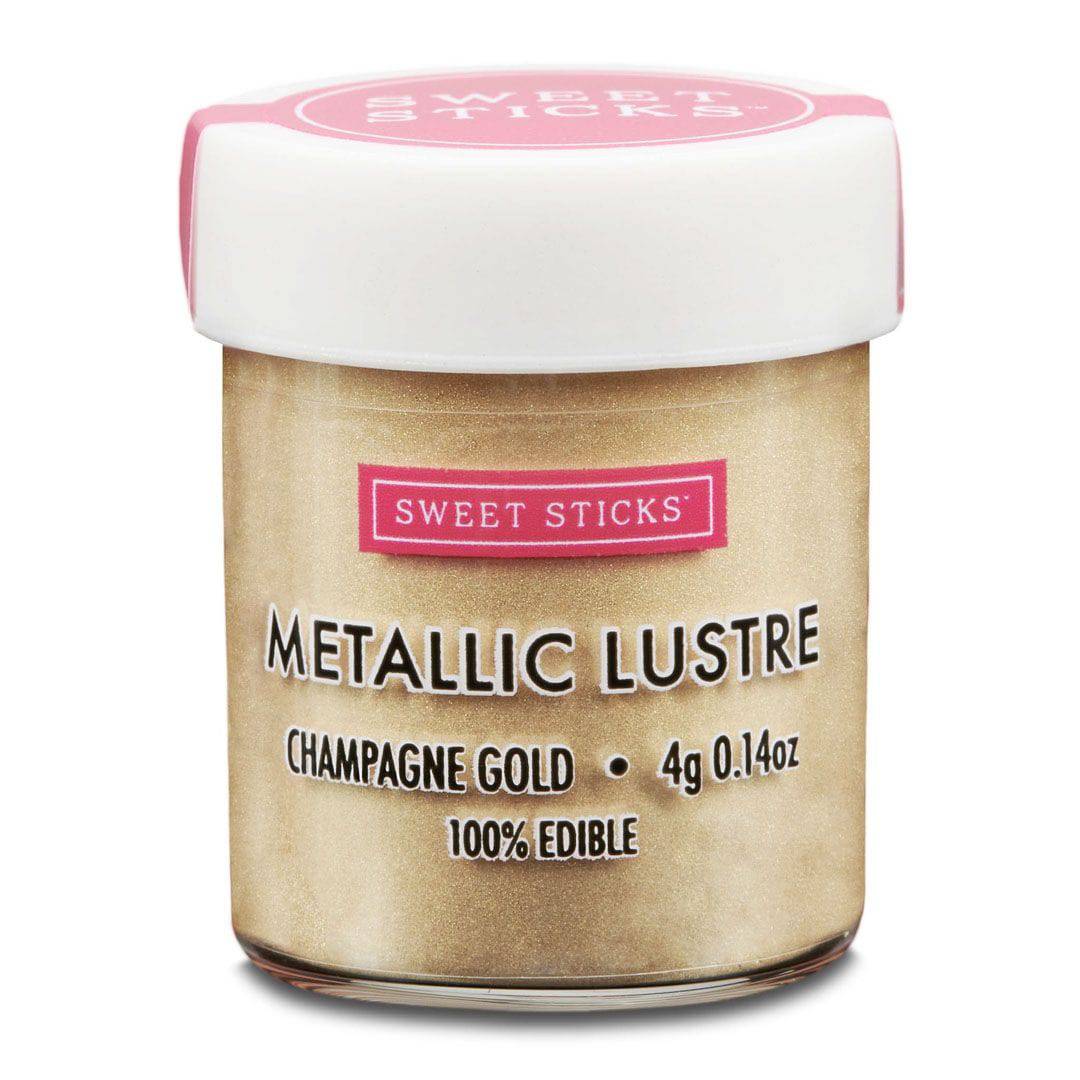 Champagne Gold Lustre – Sweet Sticks Edible Art | Food-Safe Shimmer