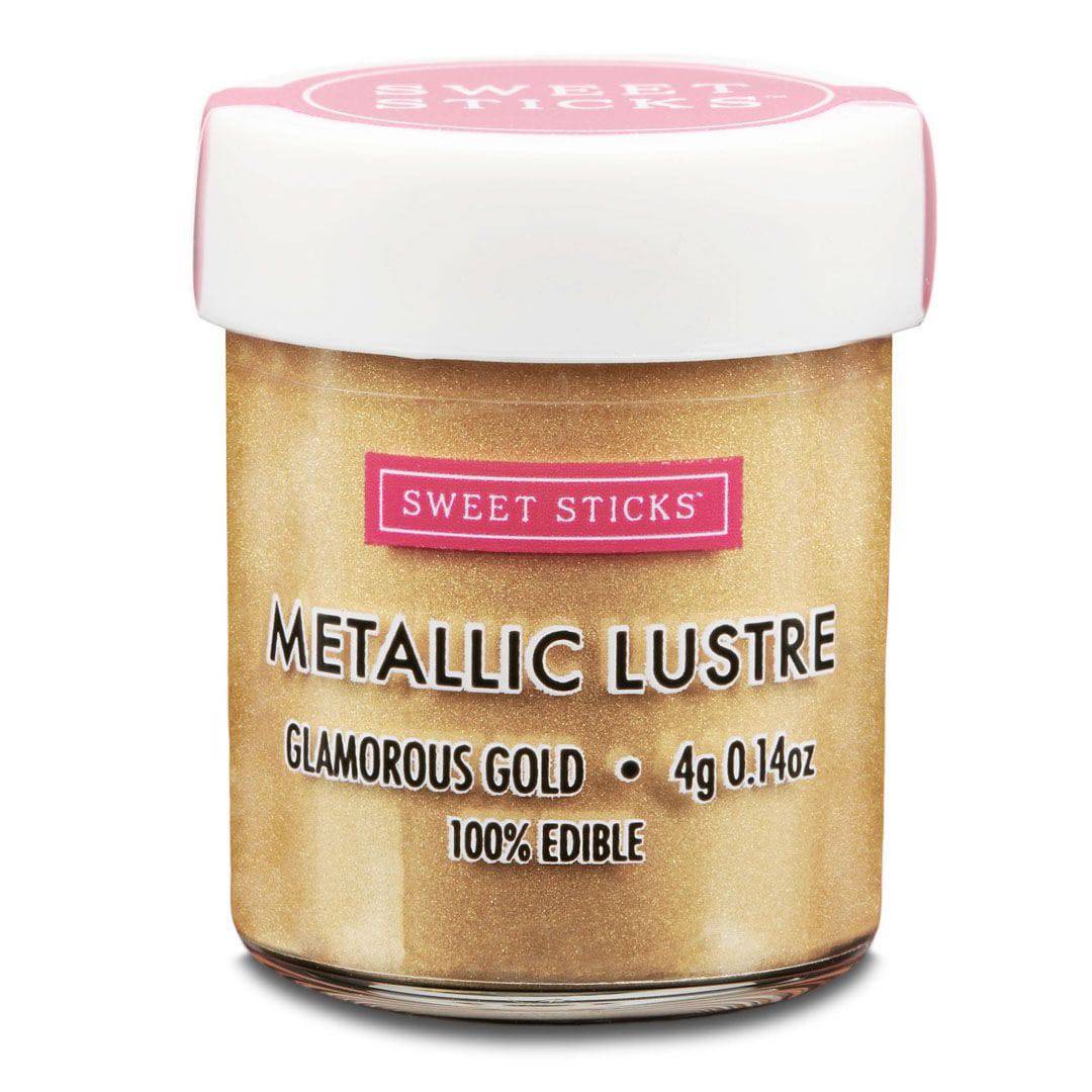 Glamorous Gold Lustre – Sweet Sticks Edible Art | Food-Safe Shimmer