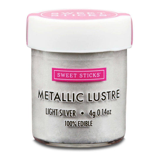 Light Silver Lustre - Sweet Sticks - O'Khach Baking Supplies