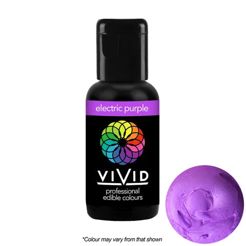 Electric Purple - Gel Colour 21g | Vivid Professional - Premium Vivid Professional from Cake Craft - Just $4.99! Shop now at O'Khach Baking Supplies