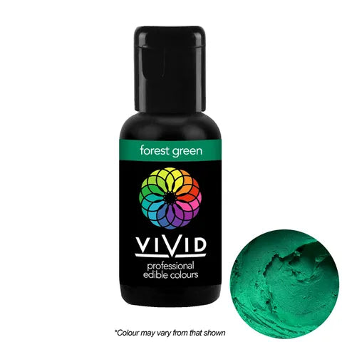 Forest Green - Gel Colour 21g | Vivid Professional - Premium Vivid Professional from Cake Craft - Just $4.99! Shop now at O'Khach Baking Supplies