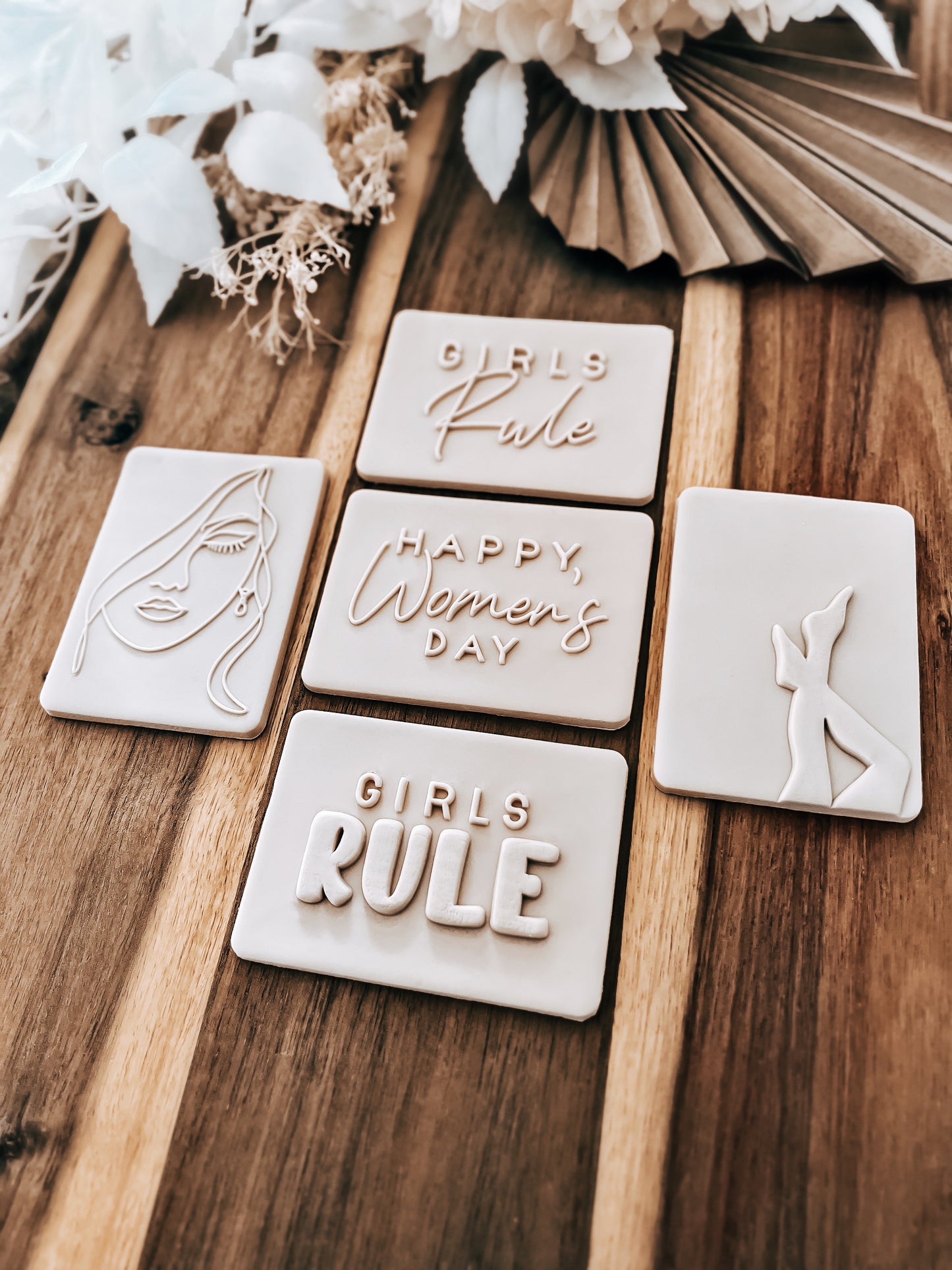 Happy Women's Day 'UP' Cookie Stamp - Premium from O'Khach Baking Supplies - Just $21.00! Shop now at O'Khach Baking Supplies