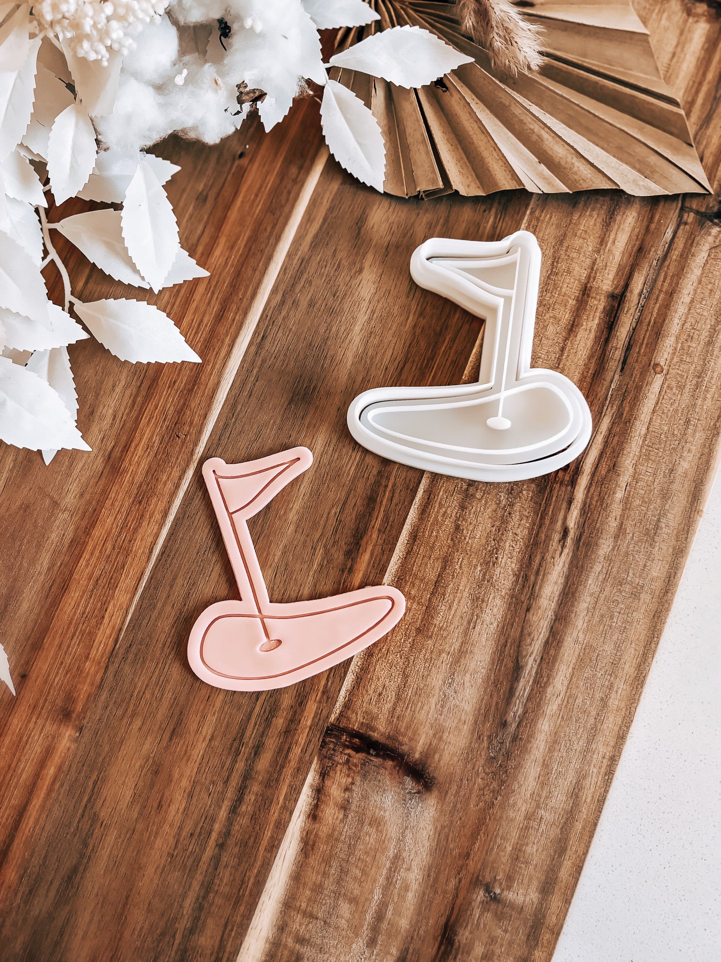 Golf Course Stamp & Cutter - Perfect for Fondant & Sugar Cookies