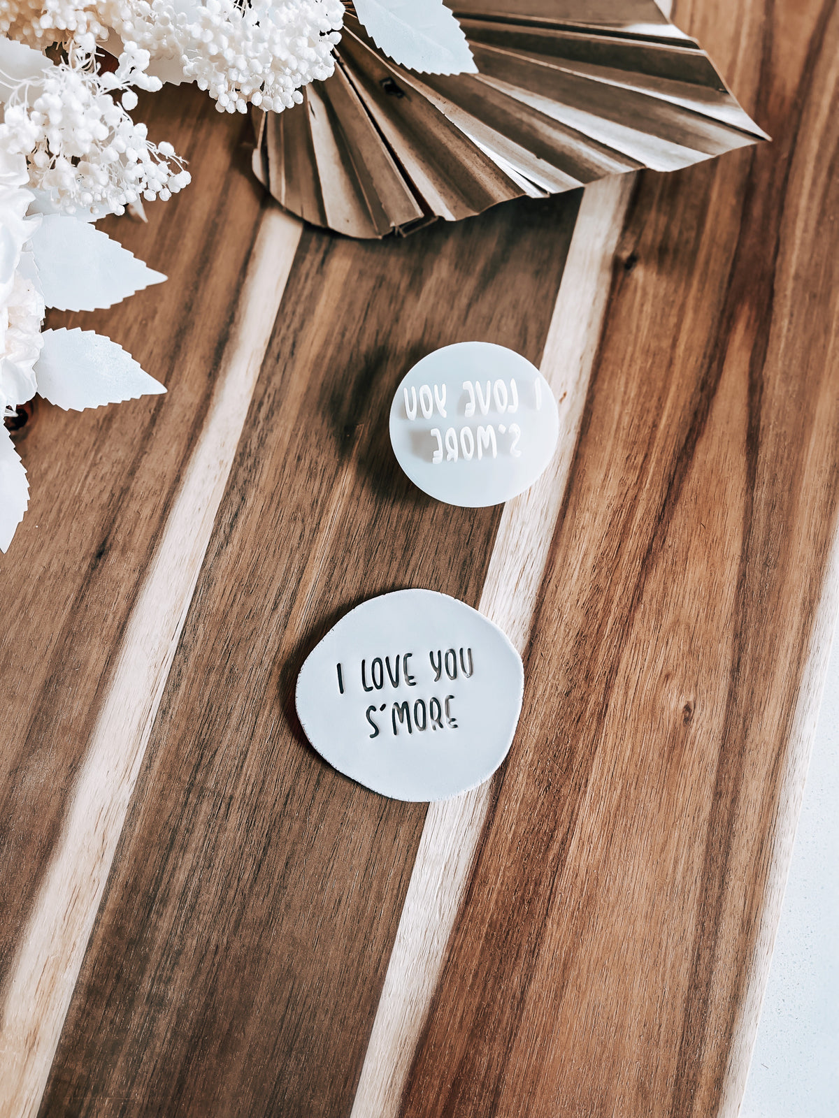 Mini I Love You S'more - Cookie Stamp - Ideal for Fondant & Sugar Cookies