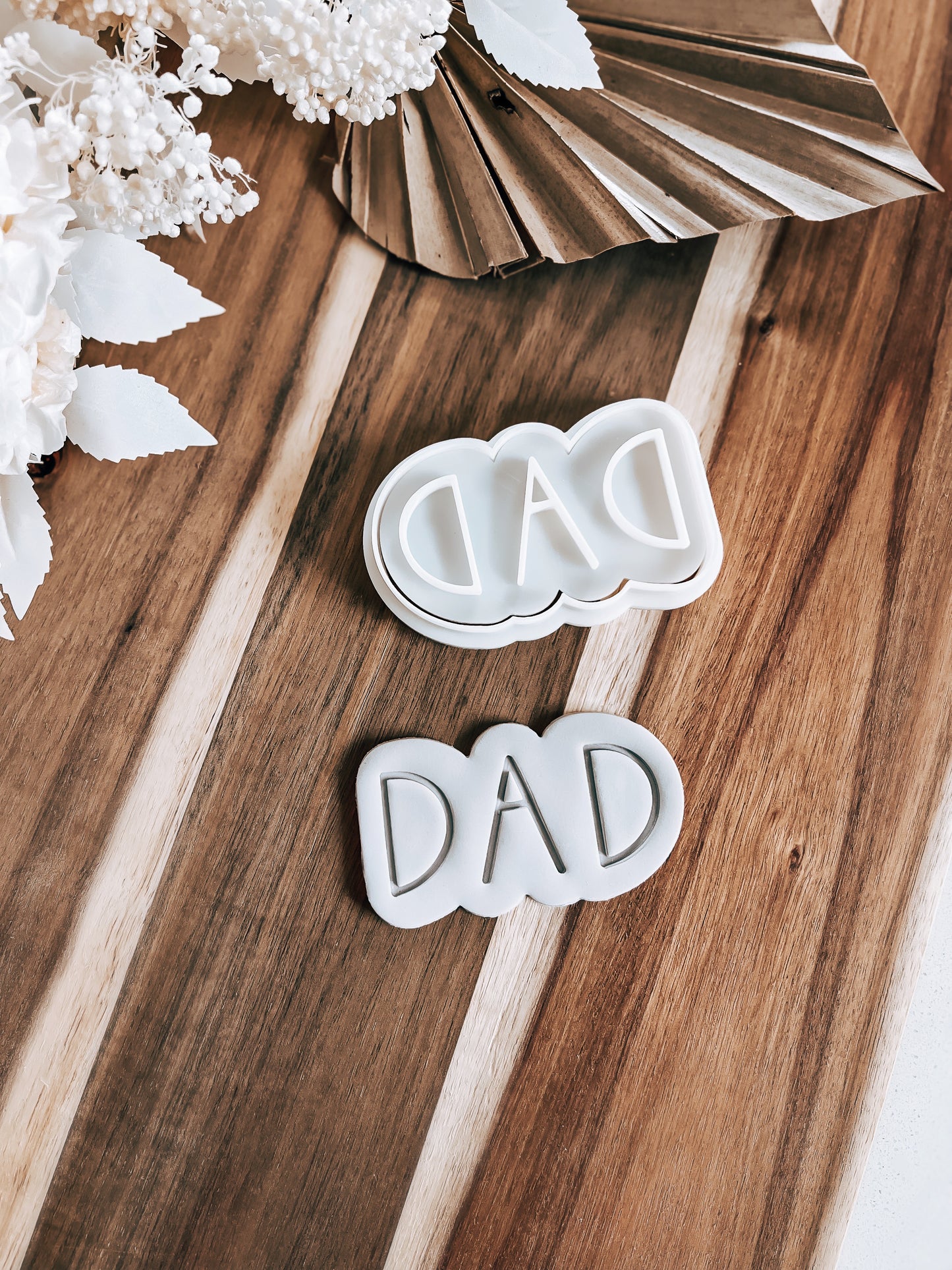 Dad Stamp & Cutter - Perfect for Fondant & Sugar Cookies