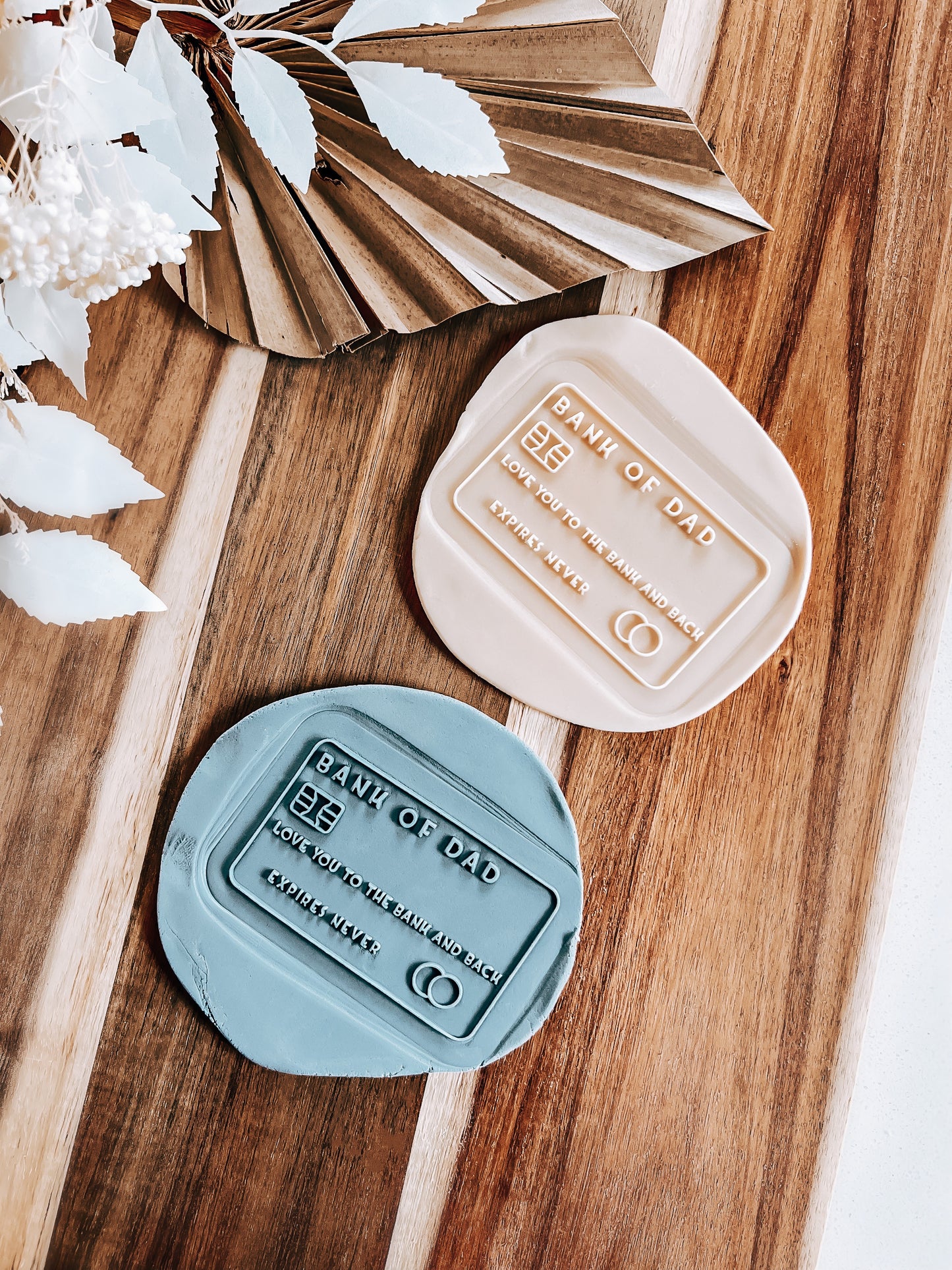 Bank Of Dad 'UP' Stamp & Cutter - Perfect for Fondant & Sugar Cookies