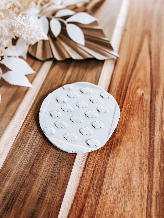 Cloud Pattern 'UP' Cookie Stamp - Premium Raised Stamp from O'Khach Baking Supplies - Just $25.00! Shop now at O'Khach Baking Supplies