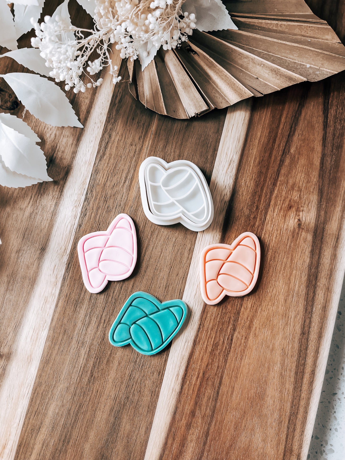 Mini Candy Corn - Cookie Stamp & Cutter - Fondant & Sugar Cookies