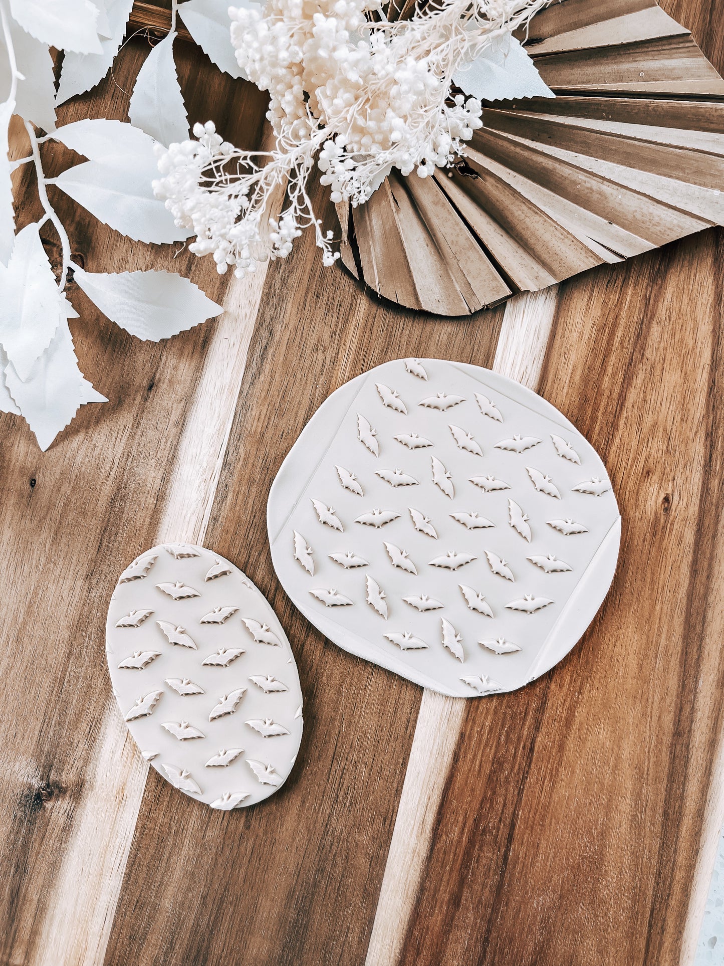 Bats Pattern 'UP' - Cookie Stamp Fondant & Sugar Cookies